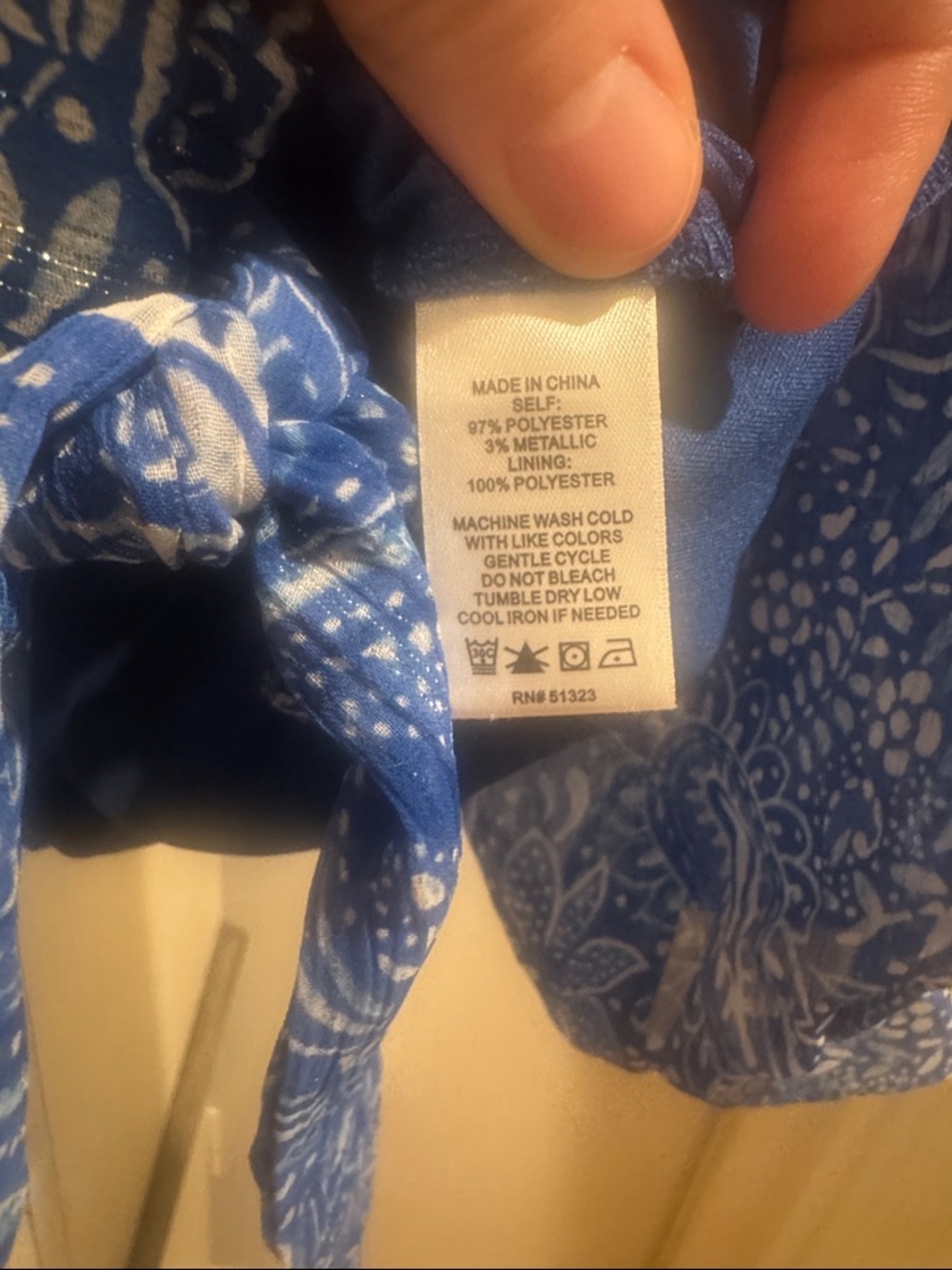 CeCe Floral Paisley Top - Picture 4 of 8